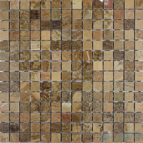 Cafe 20x20mm Polished Stone Mosaic VS-SFA96