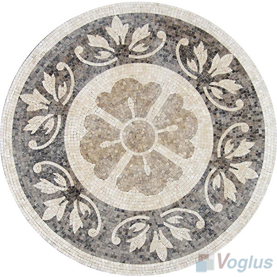 Marble Mosaic Medallion VS-AMD96