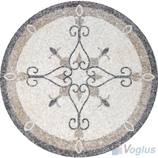 Marble Mosaic Medallion VS-AMD98