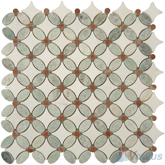 Polished Sunflower Marble Mosaic VS-PSF98