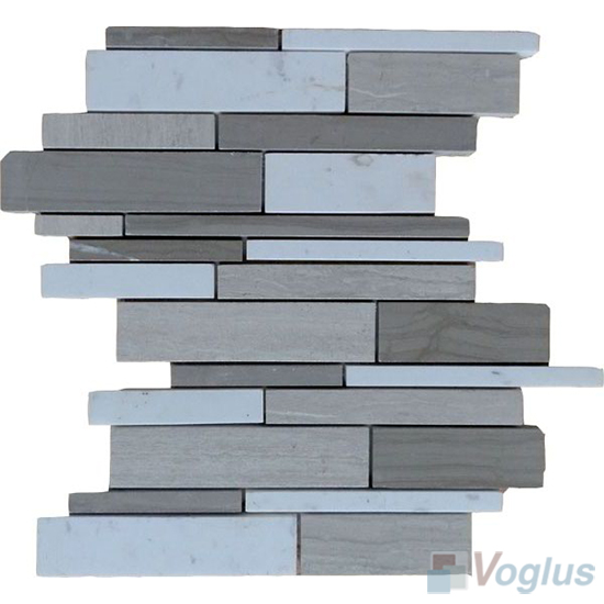 Polished Waterfall Marble Mosaic VS-PWF98
