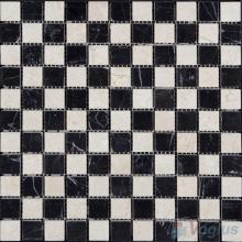 Black Beige Mixed 1x1 Polished Stone Mosaic VS-SBB99
