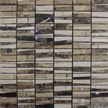 Coffee Polished Stream Marble Mosaic VS-PSR93