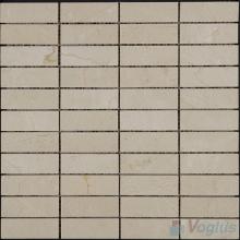 Cream Marfil Polished Stream Marble Mosaic VS-PSR97