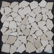 Cream River Rock Marble Mosaic VS-PRR99