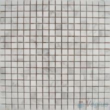 Drama White 15x15mm Polished Icones Marble Mosaic Tiles VS-SAA95