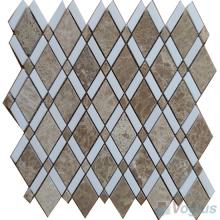 Emperador Polished Diamond Marble Mosaic Tiles VS-PDM92