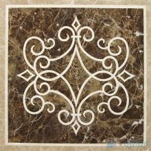 Waterjet Marble Mosaic Square Medallion VS-ASQ93