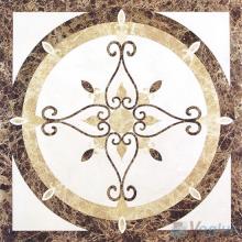 Waterjet Marble Mosaic Square Medallion VS-ASQ94