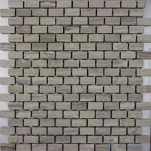 Wooden Gray Polished Subway Small Brick Marble Mosaic VS-PBK90