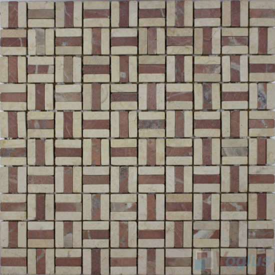 Tumbled Trio Stone Marble Mosaic VS-PTR98