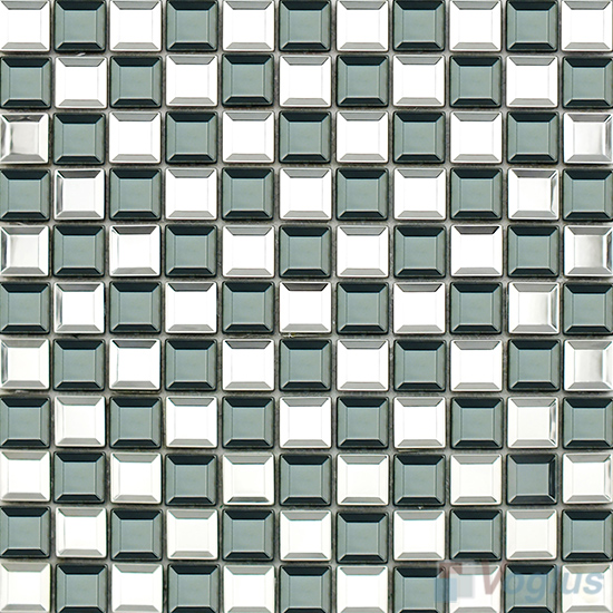 1x1 Heritage Stainless Steel Metal Mosaic VM-SS78
