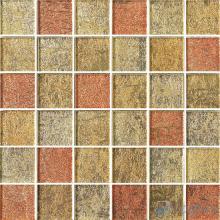 2x2 Heritage Gold Leaf Glass Tiles VG-GFE89