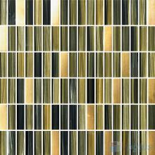 Sand Strip Hand Painted Crystal Glass Tiles VG-HPC99