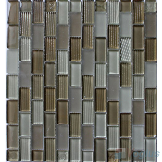 Palm Acchor Crystal Glass Mosaic Tiles VG-CYV95