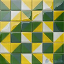 Heritage Green Back-printed Crystal Mosaic VG-CYH98