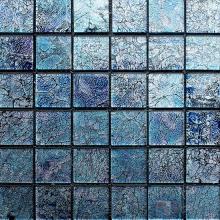 Classic Flower Gold Foil Glass Mosaic VG-GFE71
