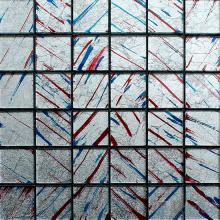 Wall Print Gold Foil Glass Mosaic VG-GFE67
