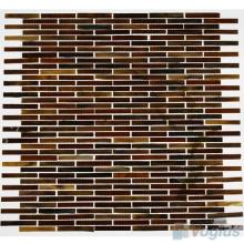 Brown Matrix Tiffany Glass Mosaic Tile VG-TF88